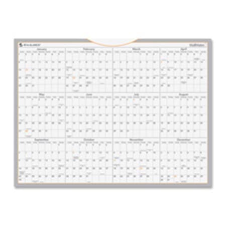 At-A-Glance Dry Erase Yearly Calendar, with Marker, Jan-Dec, 24 in. x 18 in., White AT463691